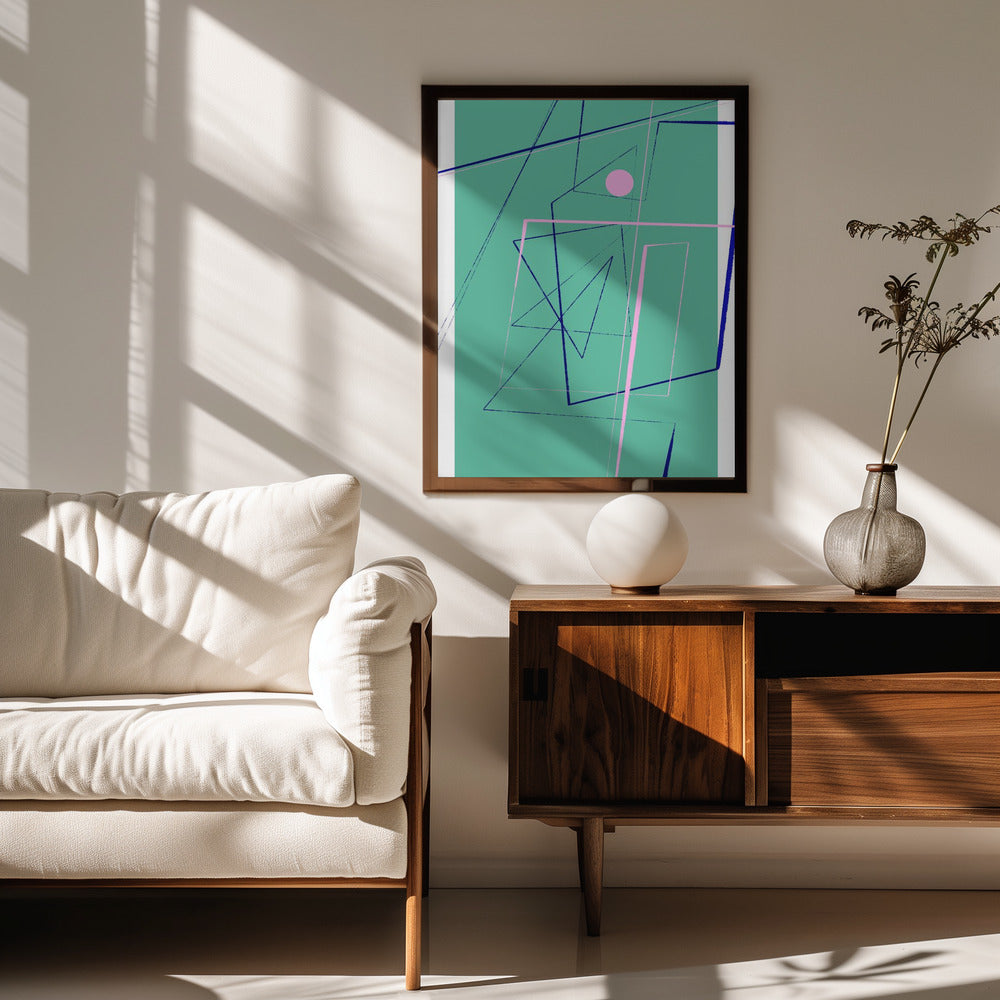 Angular Lines No24 Poster